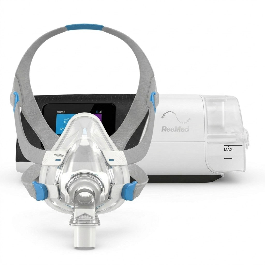 ResMed AirSense 11 AutoSet with AirFit mask — Premium rental plan