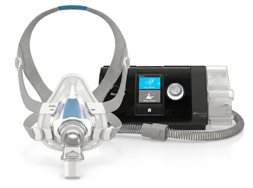 ResMed AirSense 10 AutoSet with AirFit F20 mask — Essentials rental plan